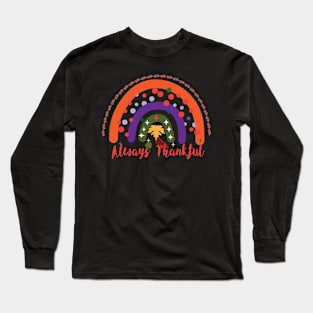 Thanksgiving Rainbow Long Sleeve T-Shirt